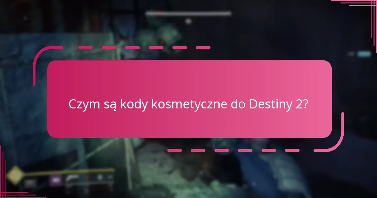 Jak odebrać kody kosmetyczne do Destiny 2?